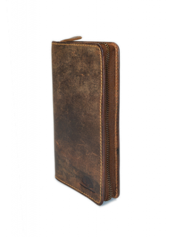 Vintage RV-Stiftemappe brown Leder